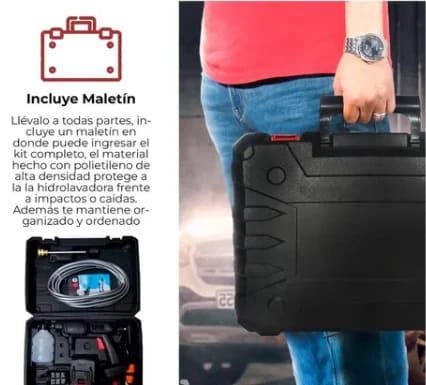 HIDROLAVADORA DE 48 VOLTIOS.