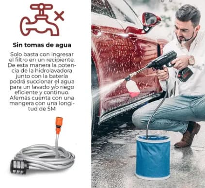 HIDROLAVADORA DE 48 VOLTIOS.